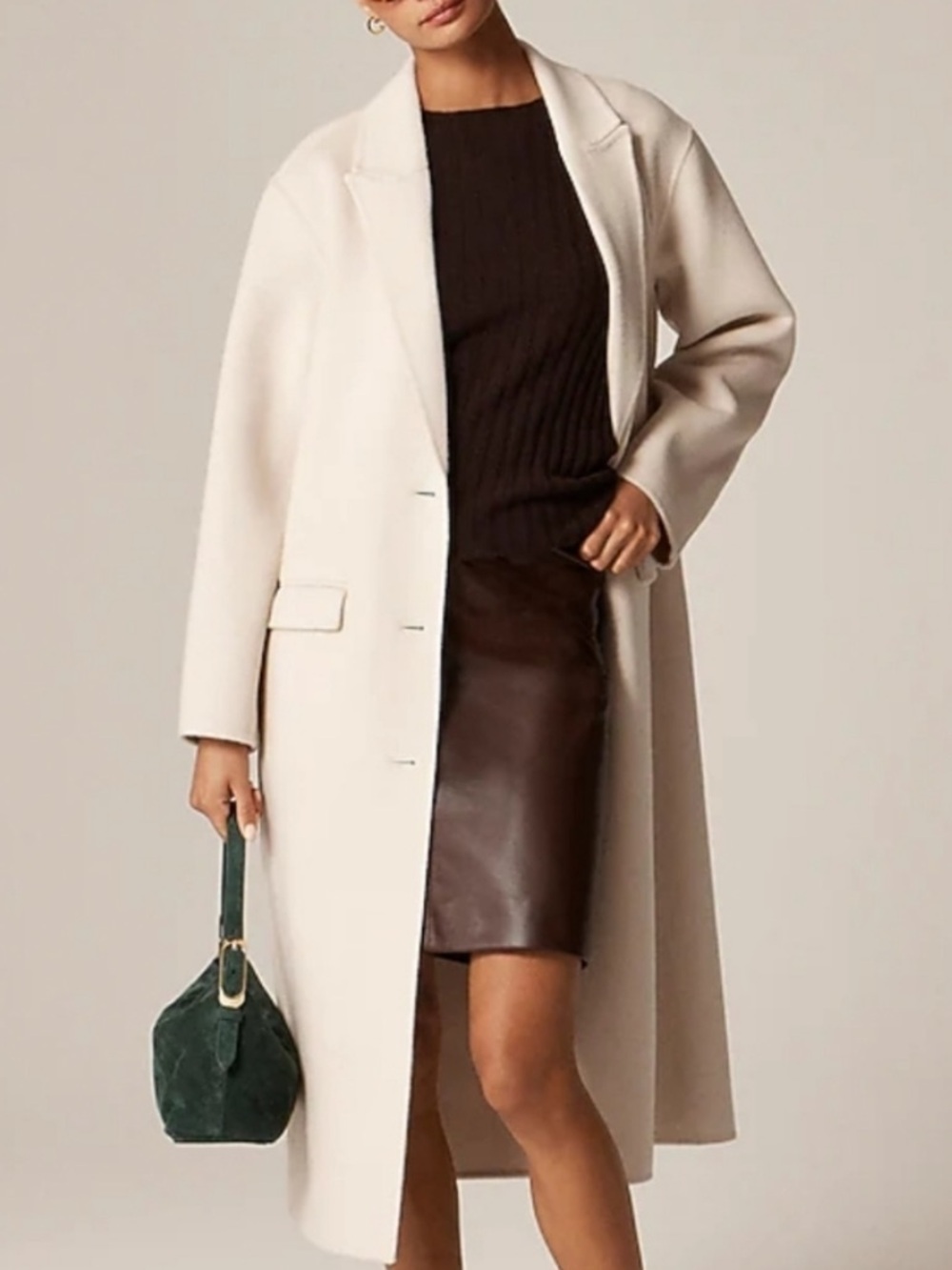 NWT J. Crew Petite Chiara Topcoat in Italian Double Face